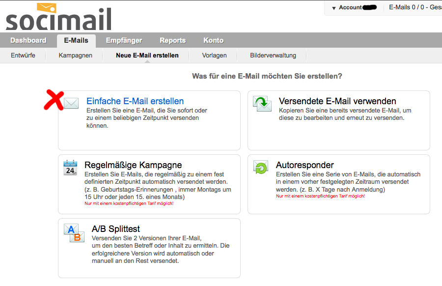 Newsletter-erstellen-Autoresopnder-Splittest